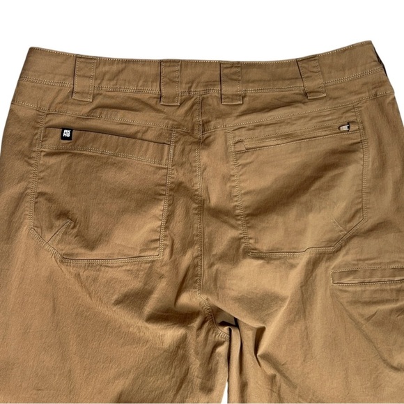 ALASKAN HARDGEAR  Duluth Trading Co. Free Rein Pants sz 16S Slim Leg AKHG Camel - Picture 6 of 11